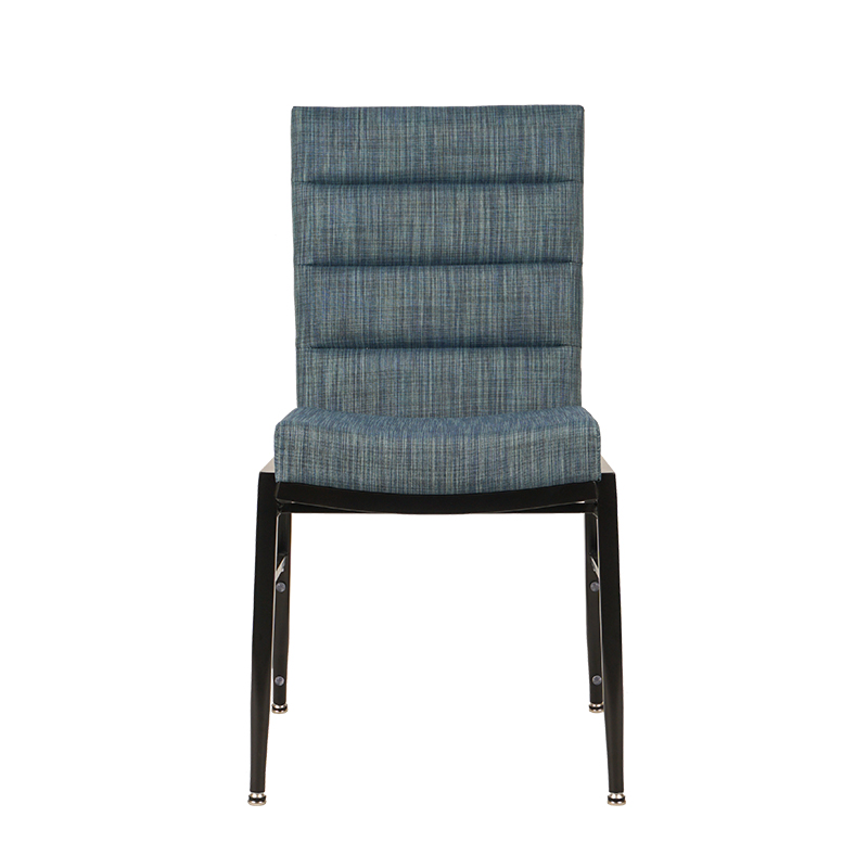 Selead Flexed Back Steel Frame Tapered Legs Hotel Banquet Hall Chair